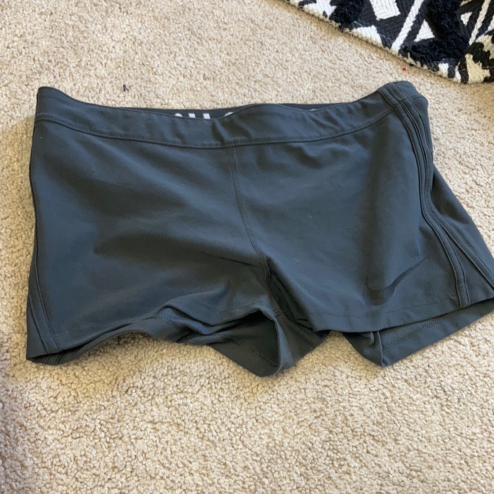 Dark grey Nike dry - fit athletic shorts
